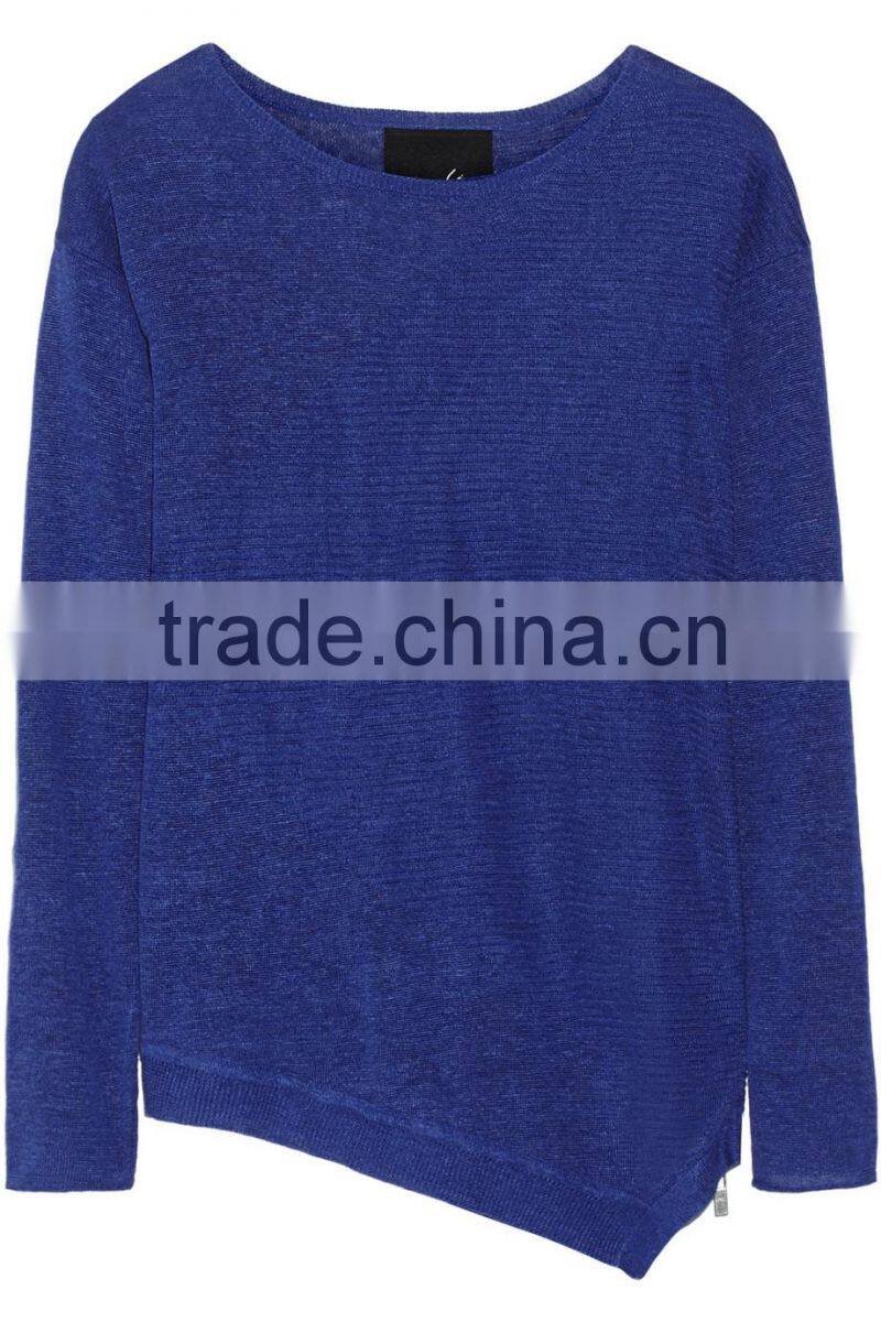 15JWL0218 linen thin sweater