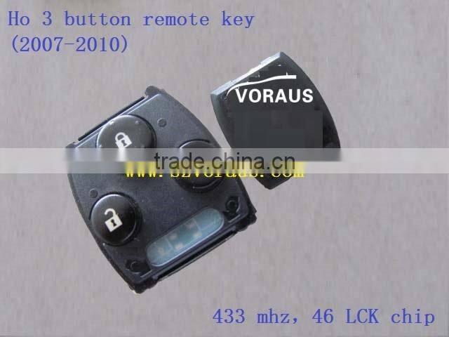 High quality Ho 3 button remote key (2007-2010) 433 mhz,46 LCK chip