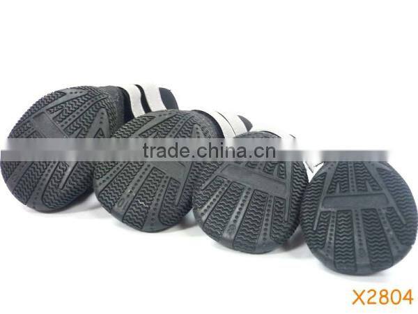 2014 JML hot sell waterproof dog shoes with rubber sole