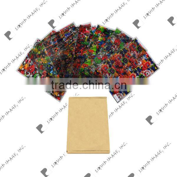 A4 sticker bomb box Package Liquid Image water transfer printing film patterns hydrographic film hydro dipping film NO.A4SB20V1