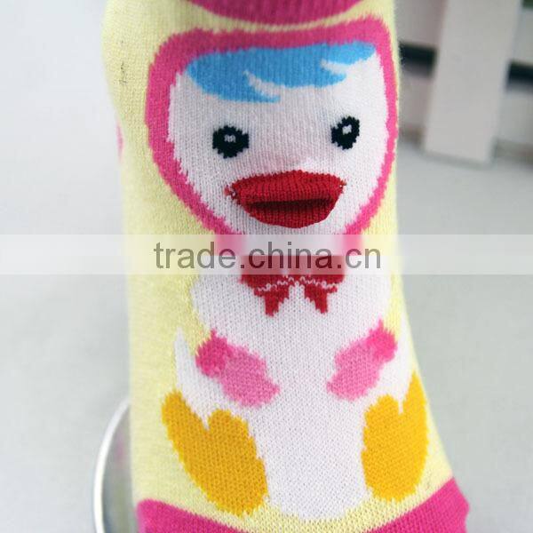 GSB-10 Cute design cotton custom baby socks 3D with different design and color