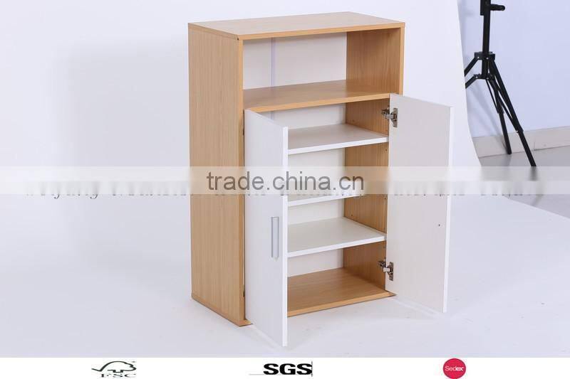 2016 Hot sale high quality wood storage cabinets with two doors