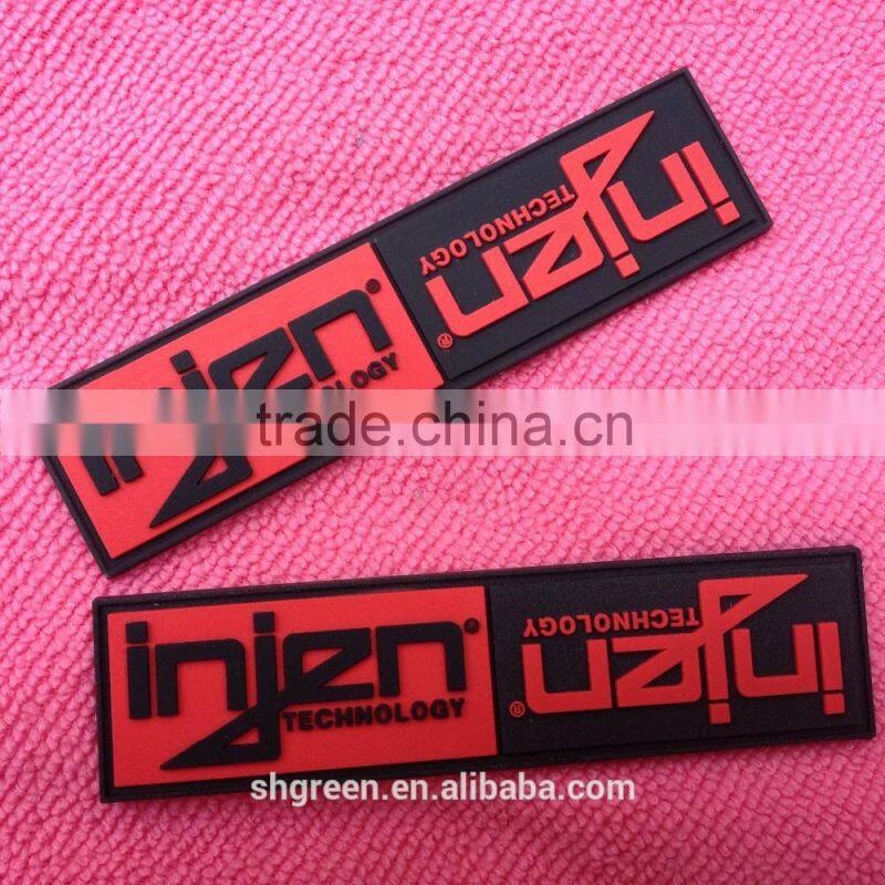 Customized diving uniform rubber patch,clothes PVC rubber label