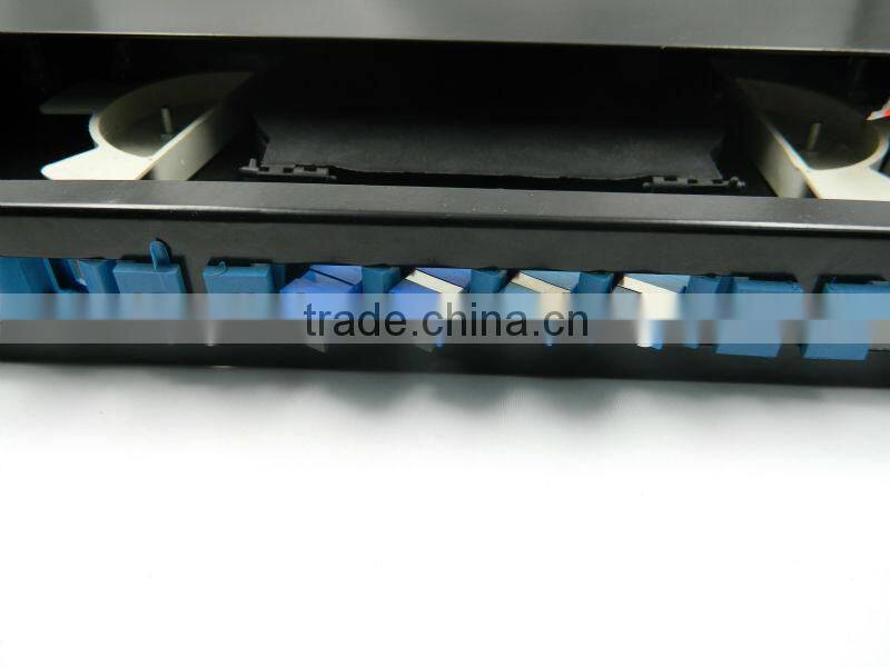 1u box fiber optic patch panel
