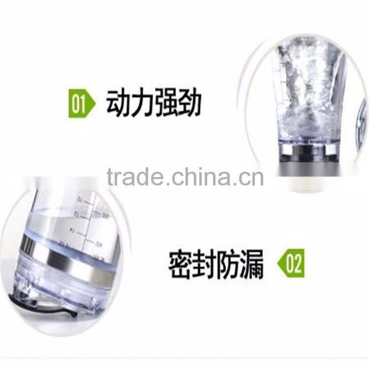 18oz/20oz leakproof Protein powder shake bottle with cap Electric Portable Mixer Bottle