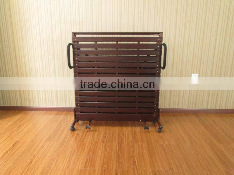 Summer Folding Batten Bed Wood Guest Room Bed