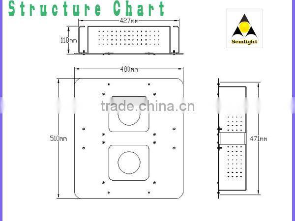 CE RoHS Led Lamp Cob Led Downlighting Factory 100W Led Gas Station Lamp