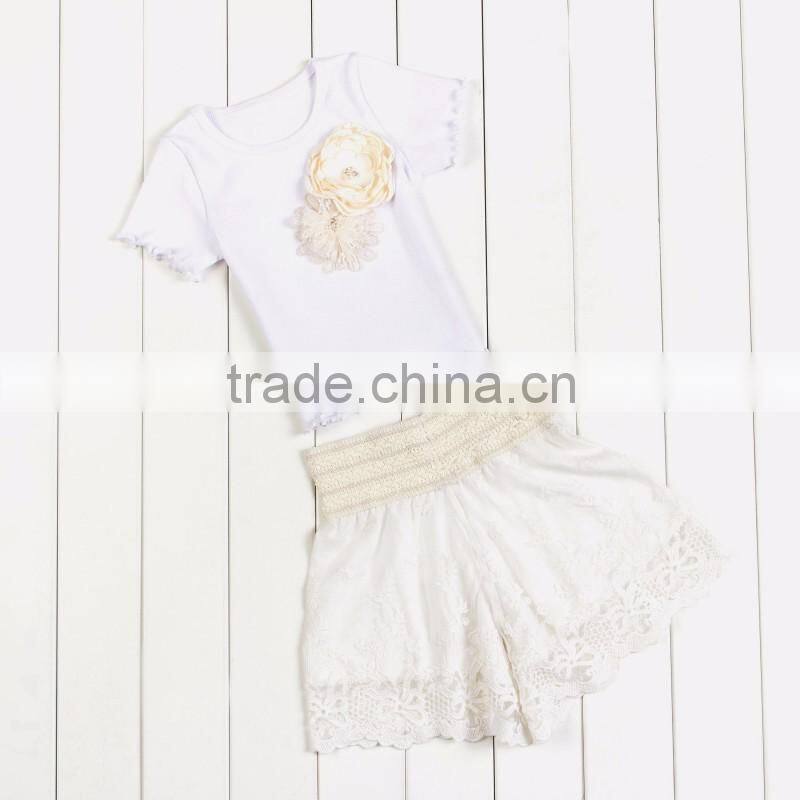 princess girl fancy summer outfits costumes toddler ruffle short lace kids shorts multi-layers shorts with baby girls clothes