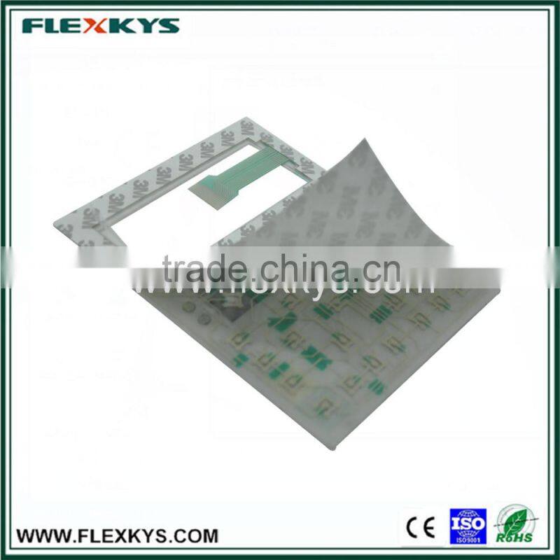 Plastic control panel membrane switch