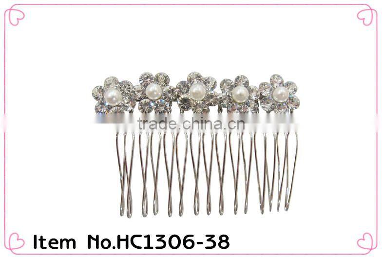 Hot sale!!!silver titanic butterfly hair combs