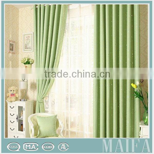 2016 hot sale for shiny thermal blackout curtains non-toxic
