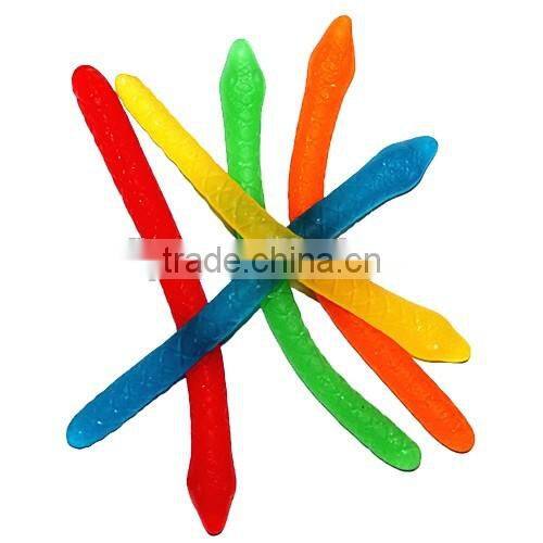 Health Food Custom Snake Shape Gummy Candy