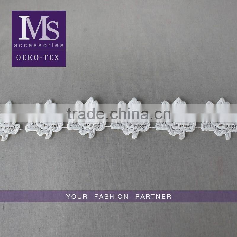 Lace Product Type scallop shaped cotton necklace, cotton crochet lace collar