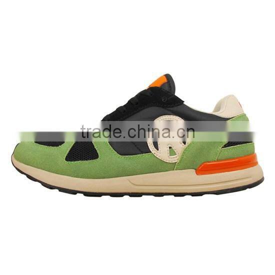 New style cow suede mens classic running shoes sport footwear men