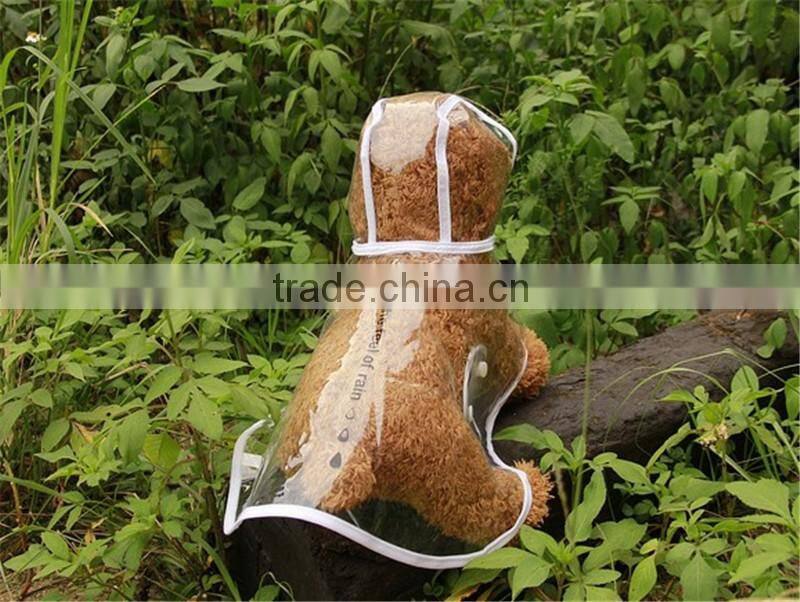 Fashion design beautiful pet raincoat