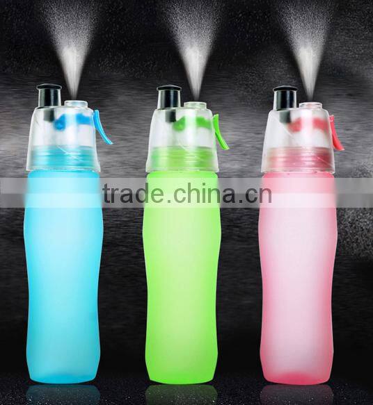 transparent portable water bottle joyshaker with filter