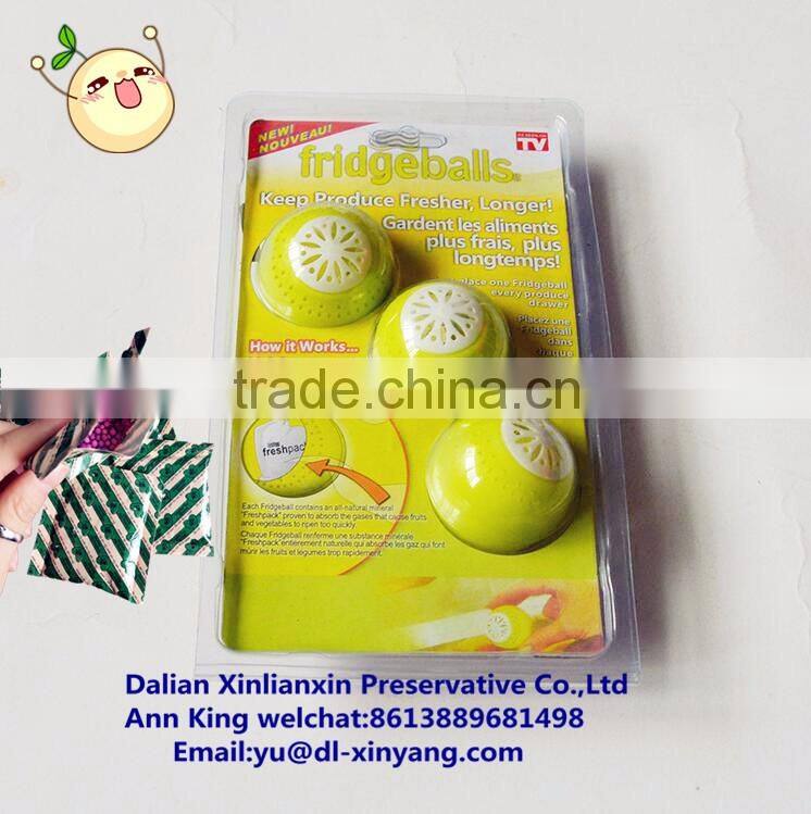 Hot sale fresh fruit plastic clean fridge balls