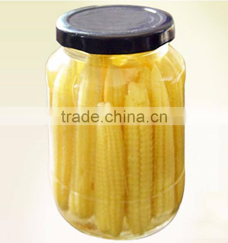2016 New Crop Canned Baby Corn in Glass Jars