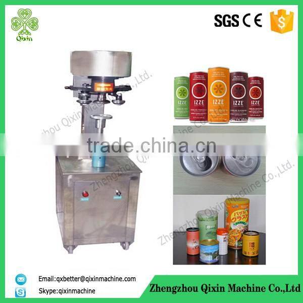stainless steel semi automatic manual tin can sealing machine for industry