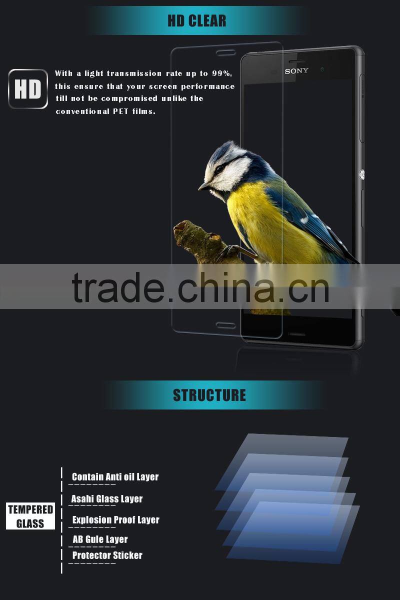 GVC Nanometer Anti-Explosion Tempered Glass FOR XPERIA XA ULTRA 9H Screen Protector LCD GUARD C6 ULTRA