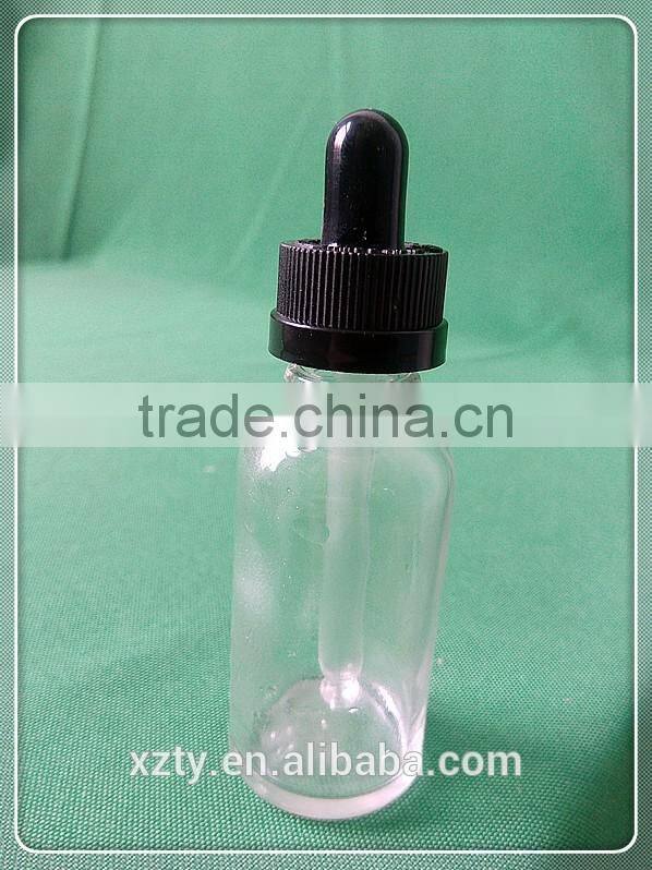 1 Oz Glass Boston Rounds With Child Resistant Dropper Lids for essential oil