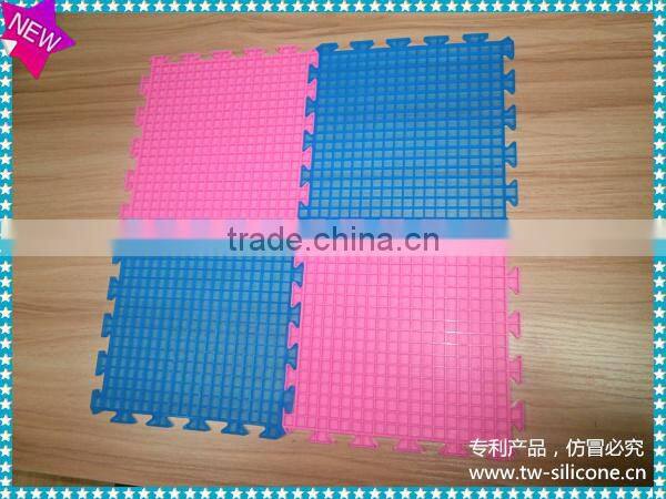2014 FDA Silicone Baby Jigsaw Puzzle Mat
