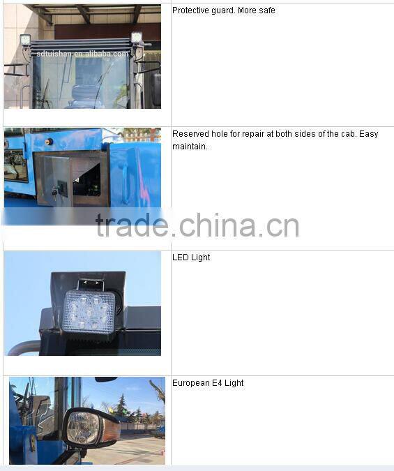 2015 hot sale 1.2 ton new design wheel loader with Xinchai Eurp 3 engine