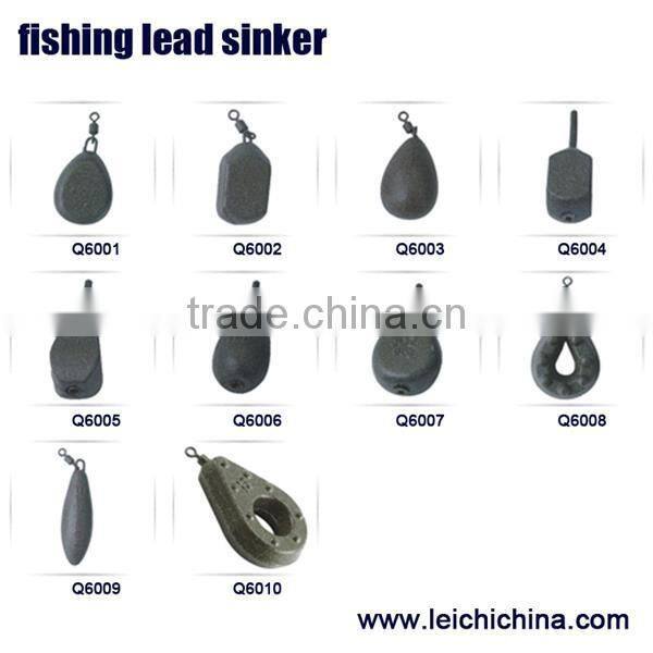 Square Pear Carp Fishing Lead Sinkers