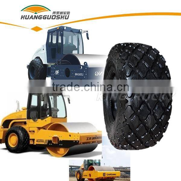 Smooth ride good flotation Road roller tire 23.1-26