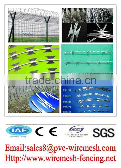 wholesale China CE&ISO certificated stainless steel barbed wire(pro manufacturer)