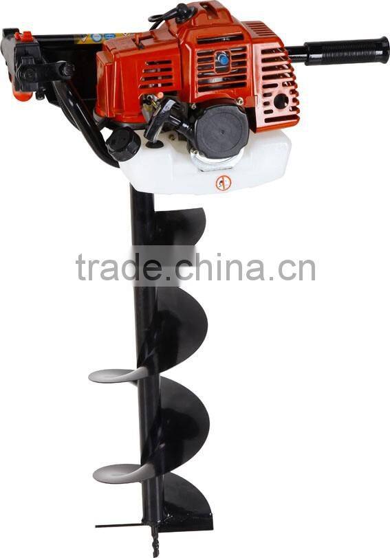 2-stroke ground drill with 52cc