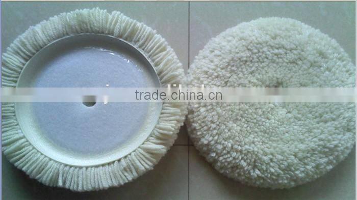 7" single sides wool buffing pad made by RT112 wool
