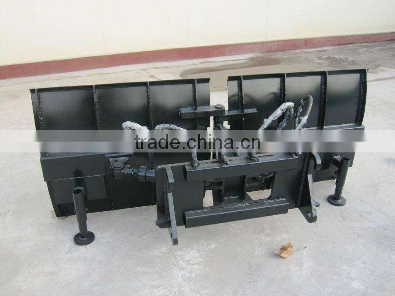 V snow shovel blade for mini wheel loader