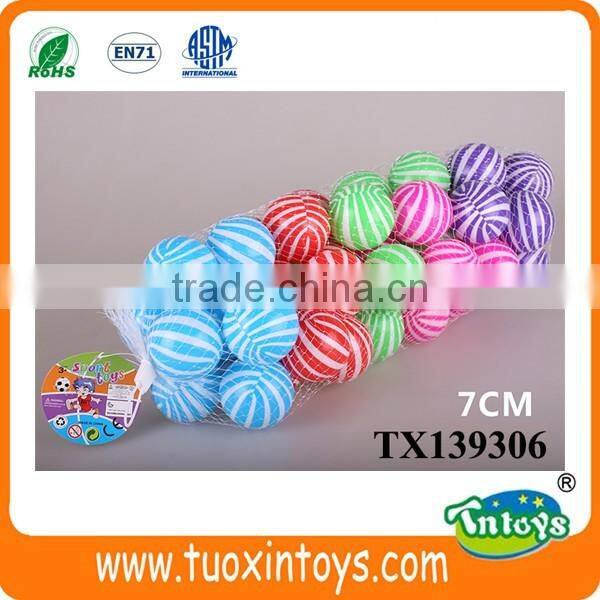 Plastic color sea ball ocean ball pits water ball inflatable toy 7cm