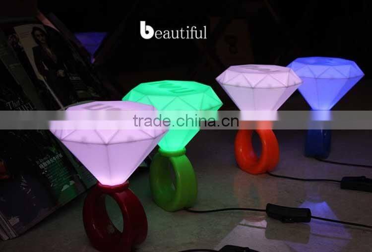 led night light diamond light for bar nice design night light ring light