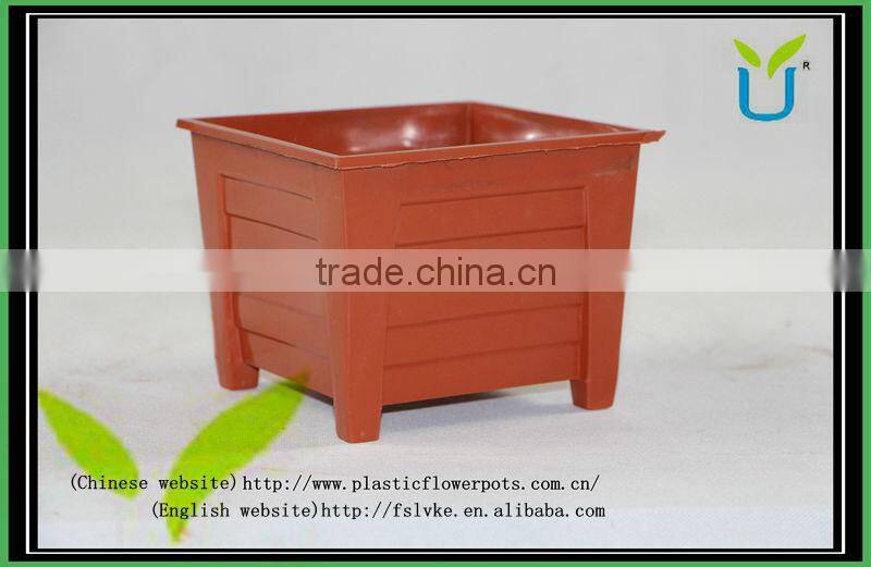 Factory Square Terracotta Hot Sale Flowerpots Plastic Garden Pots