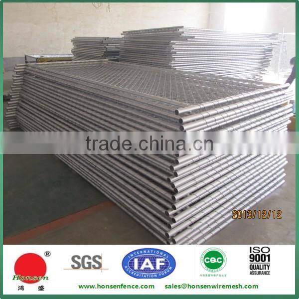 2015 hot sale Used 7ftX12ft Chain link temporary fence panel for USA market