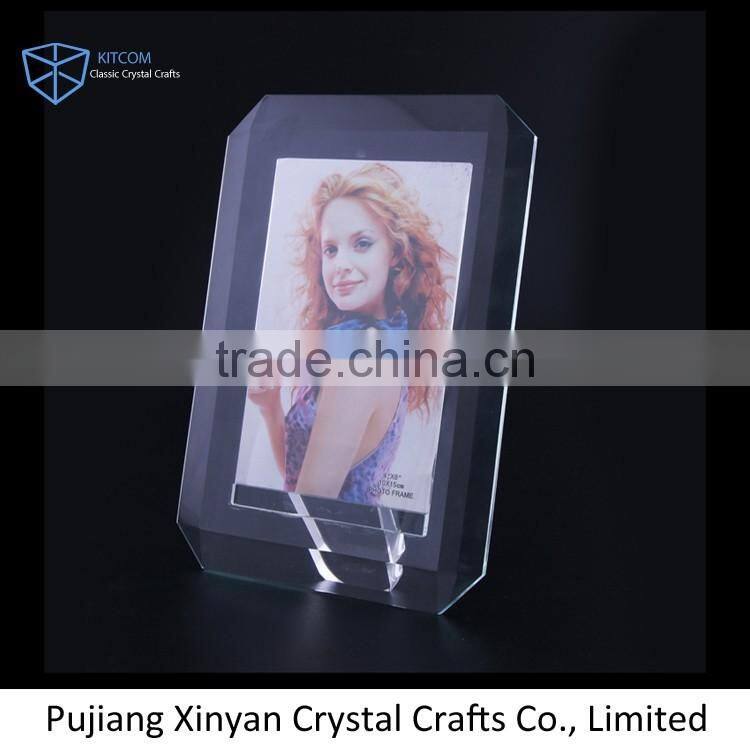 Customized size crystal picture photo frame