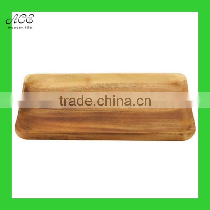 Custom acacia tray Acacia wood plate