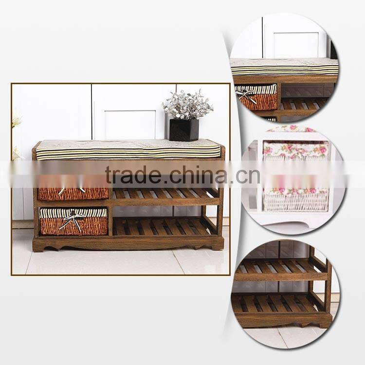 Wooden Cabinet Design For Shoes Store