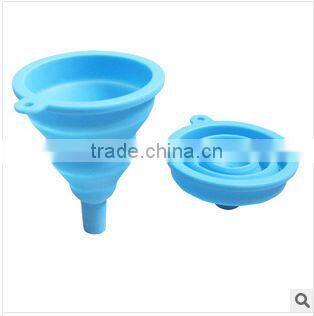 Wholesale Kitchenware Foldable Silicone Funnel,Collapsible Silicone Funnel