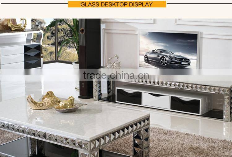 Home Goods Low Glass Top Coffee Table C338