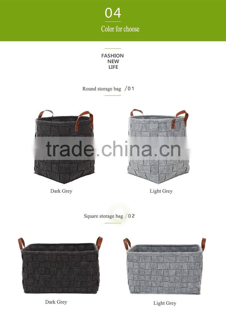 Sundries Felt Storage Box, Felt Storage Basket