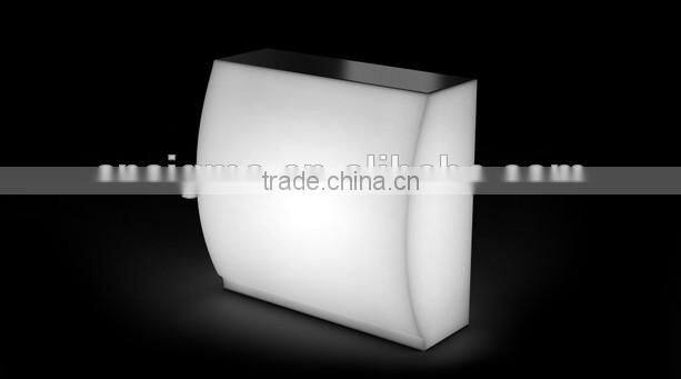 Commercial furniture nightclub nice design illuminated led bar counter