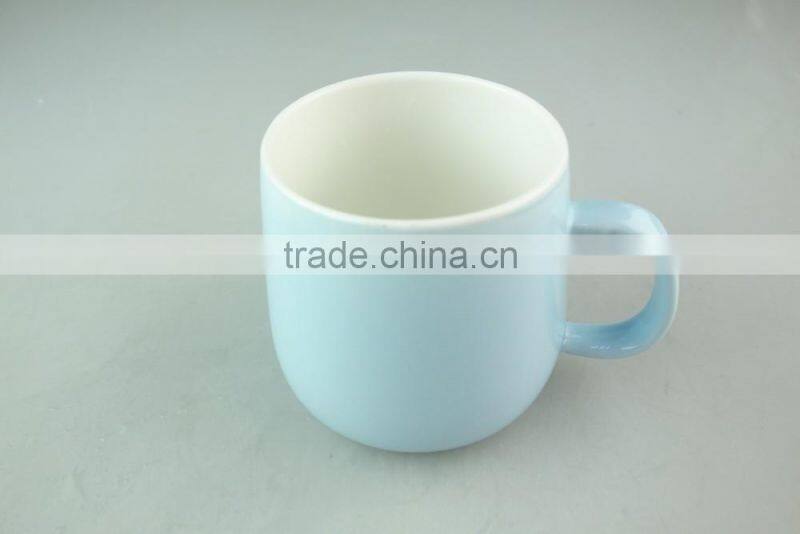 14 OZ Wholesale glazed ceramic mug with cheap price and good quality in stock