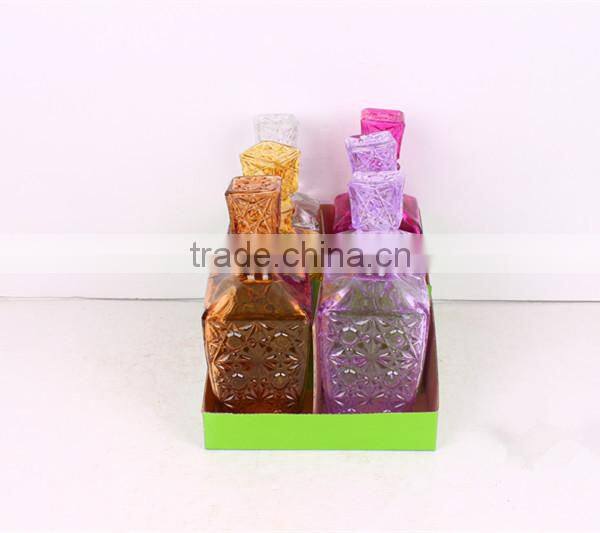 250ml glass beverage bottle with metal buckle