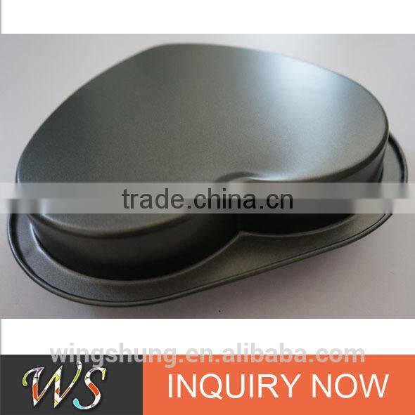 Metal Bake King 9" Heart Shape Valentine Wedding Shower Cake Pan Dish