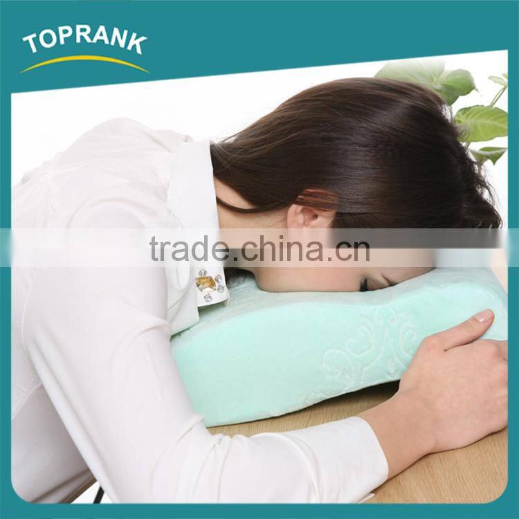 New design custom color office multi functional contour memory foam nap pillow