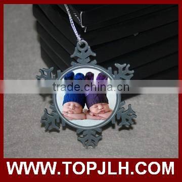 print your own picture thermal snowflake decoration for party