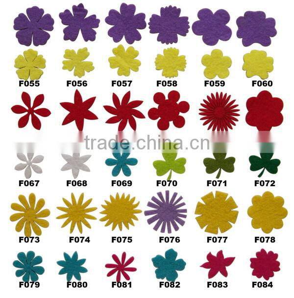 hot sale eco friendly new products promotional gift wholesale ornaments felt fabric wedding decoration flower on alibaba express